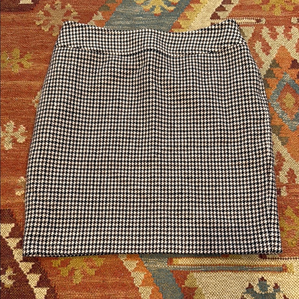 Brooks Brothers Houndstooth Miniskirt